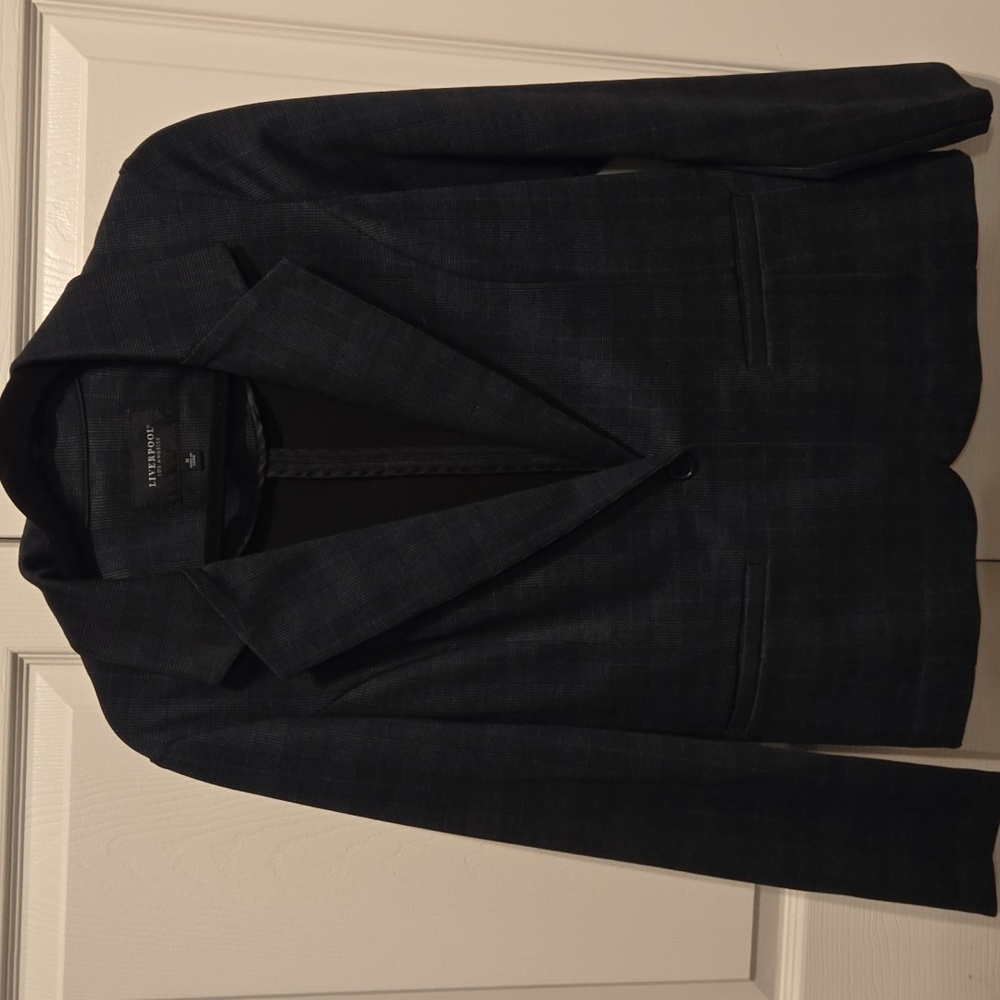 Liverpool Dark Checkered Blazer